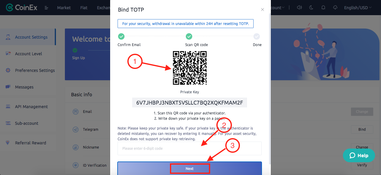 activate Google Authenticator b7