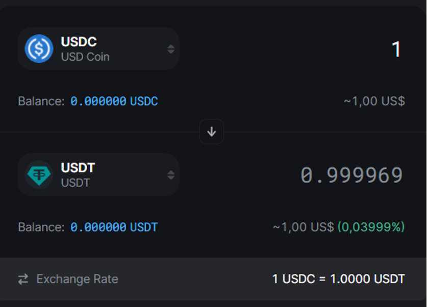 Exchange function