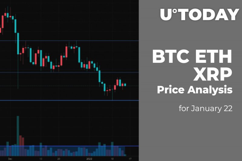 BTC, ETH and XRP Price Analysis for January 22