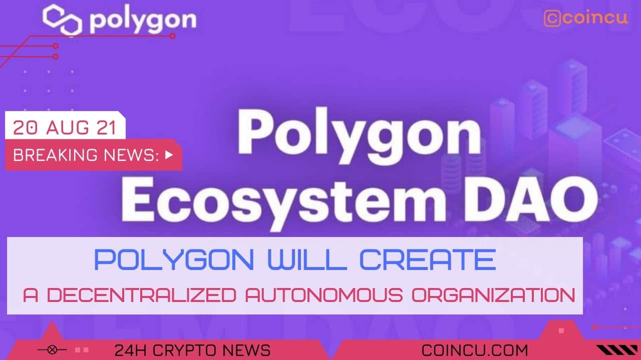 Polygon will make a decentralized autonomous organization | twenty Aug 2021 | Crypto News