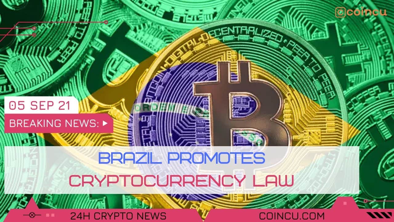 Brazil promotes cryptocurrency law | Latest News on 05 Sep 2021 | Crypto News