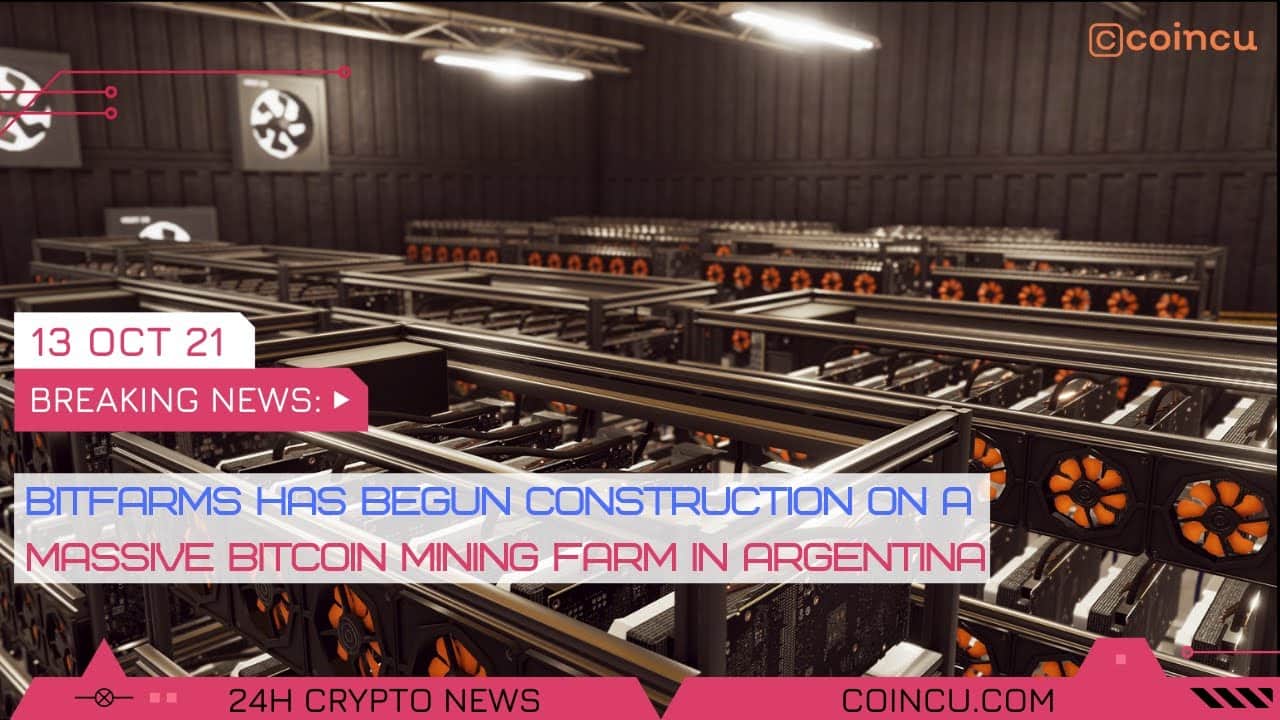 Bitfarm started development on bitcoin mining | Latest News on 13 Oct 2021 | Crypto News