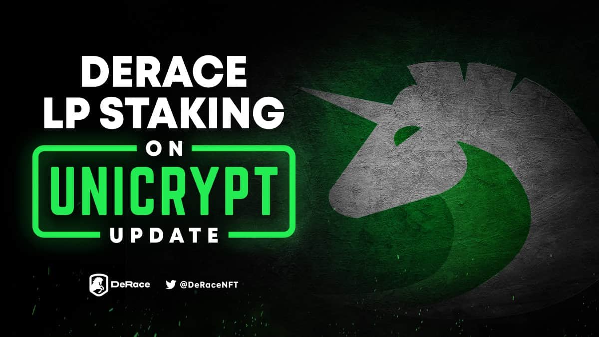 DeRace LP Staking Phase two update