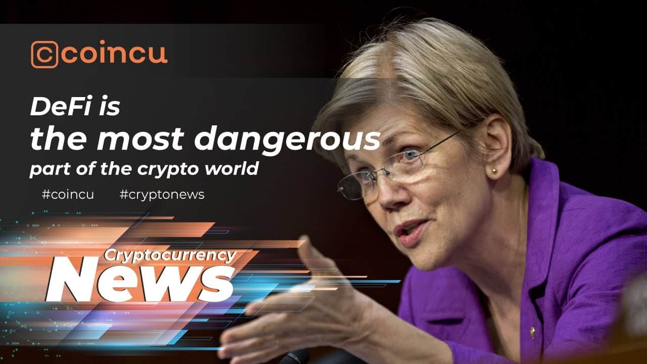 Elizabeth Warren: “DeFi is the most dangerous part of the crypto world” | 14 Dec 2021 | Crypto News