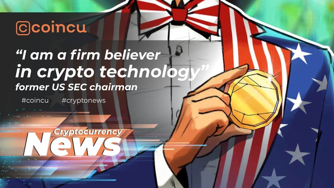“I am a firm believer in crypto technology,” former US SEC chairman | News 17 Dec 2021 | Crypto News