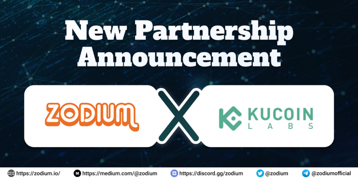 Zodium (ZODI) collaborates with KuCoin Labs

