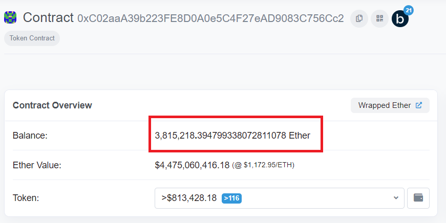 What is wrapped ether? WETH is depeg?