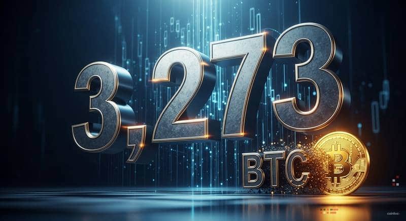 Strategy Buys 3,273 BTC, Expanding Its Bitcoin Treasury