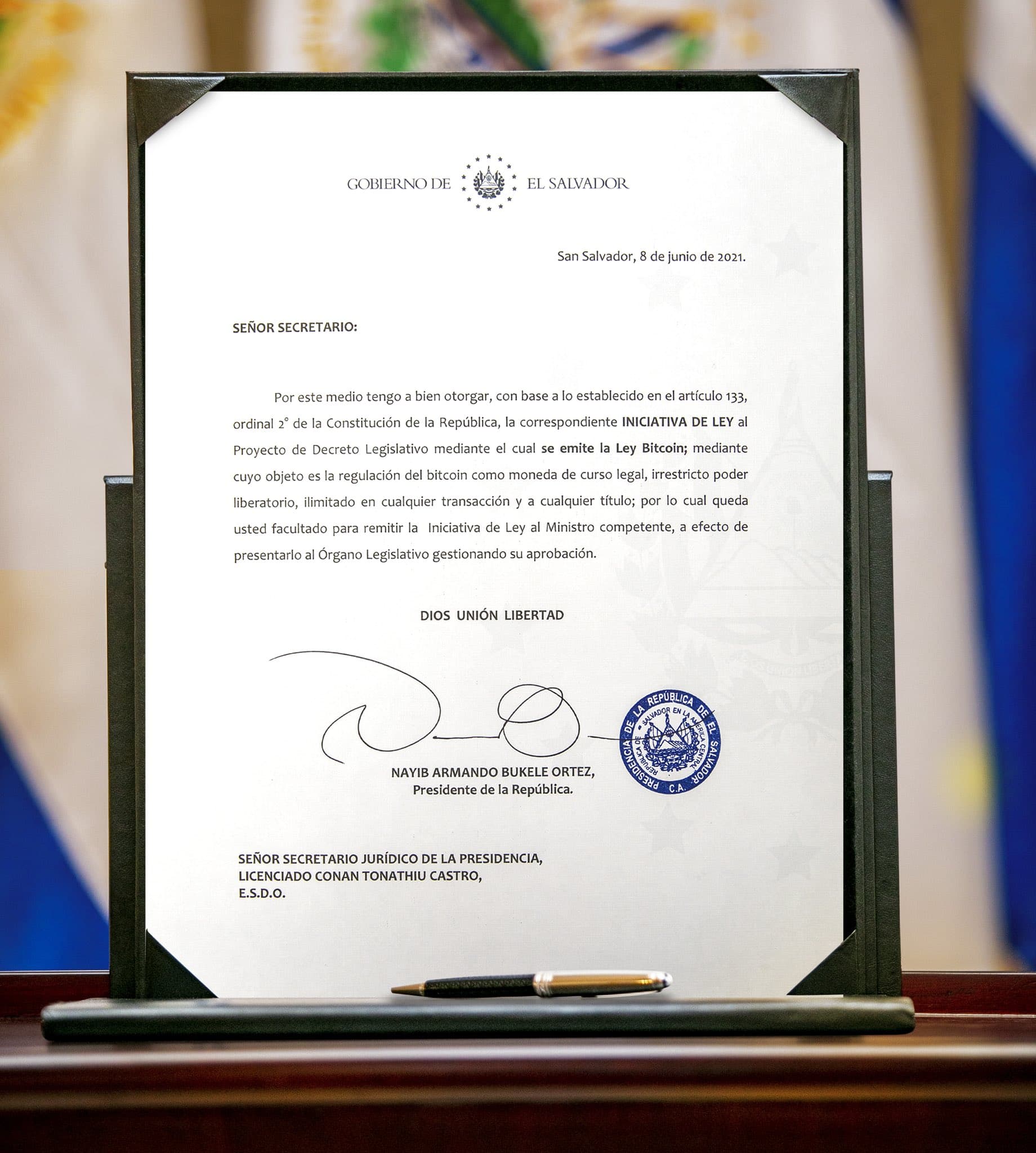 Bitcoin is legal currency in El Salvador
