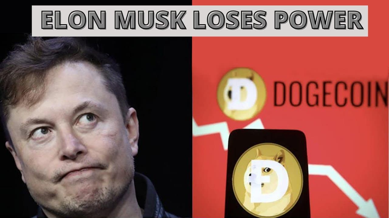 Elon Musk loses influence with dogecoin?