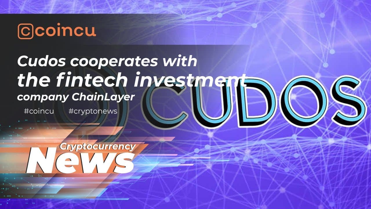 Cudos cooperates with the fintech investment corporation Chainlayer | News 27 Nov 2021 | Crypto News
