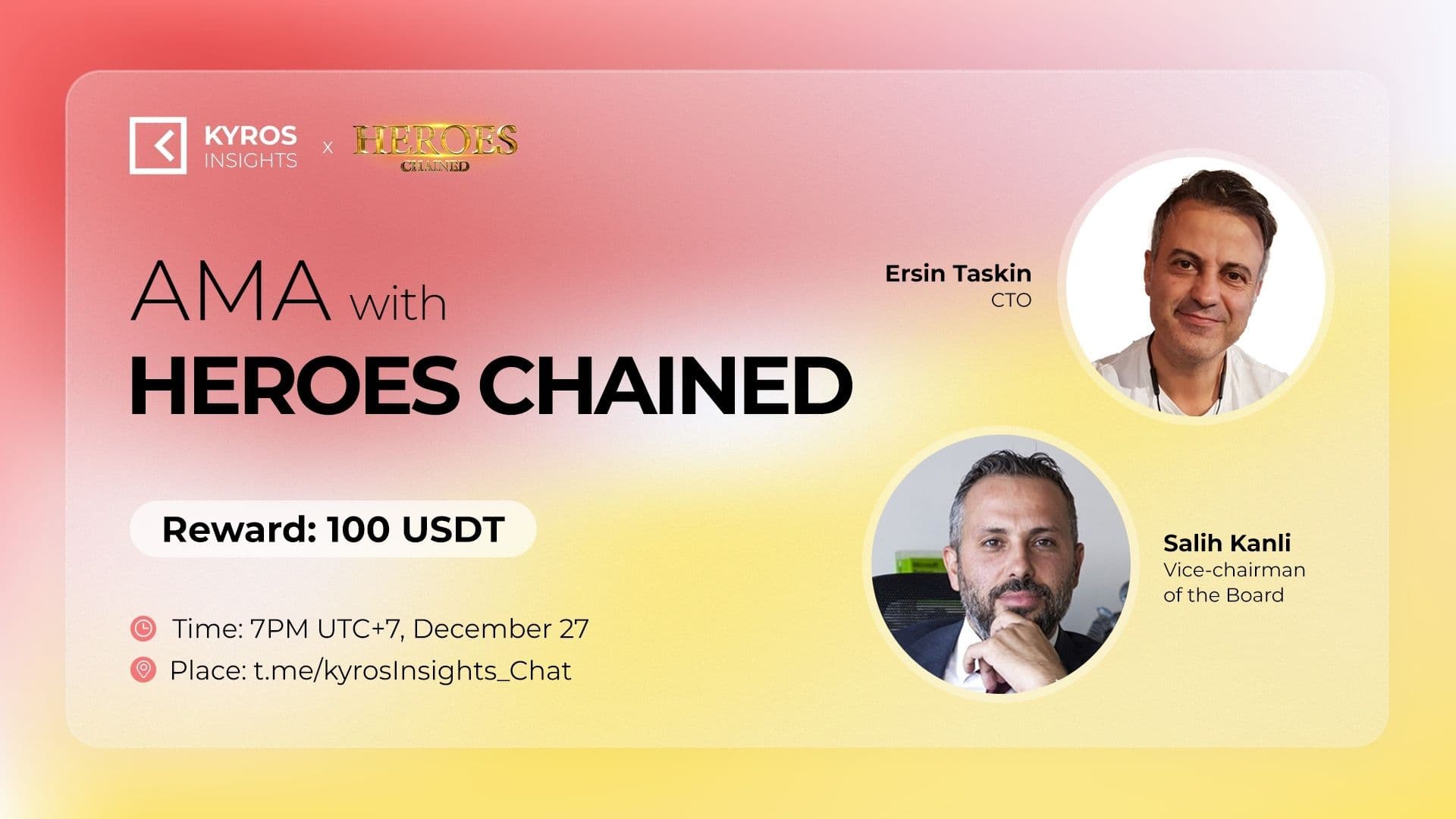 AMA recap: Heroes Chained x Kyros Ventures


