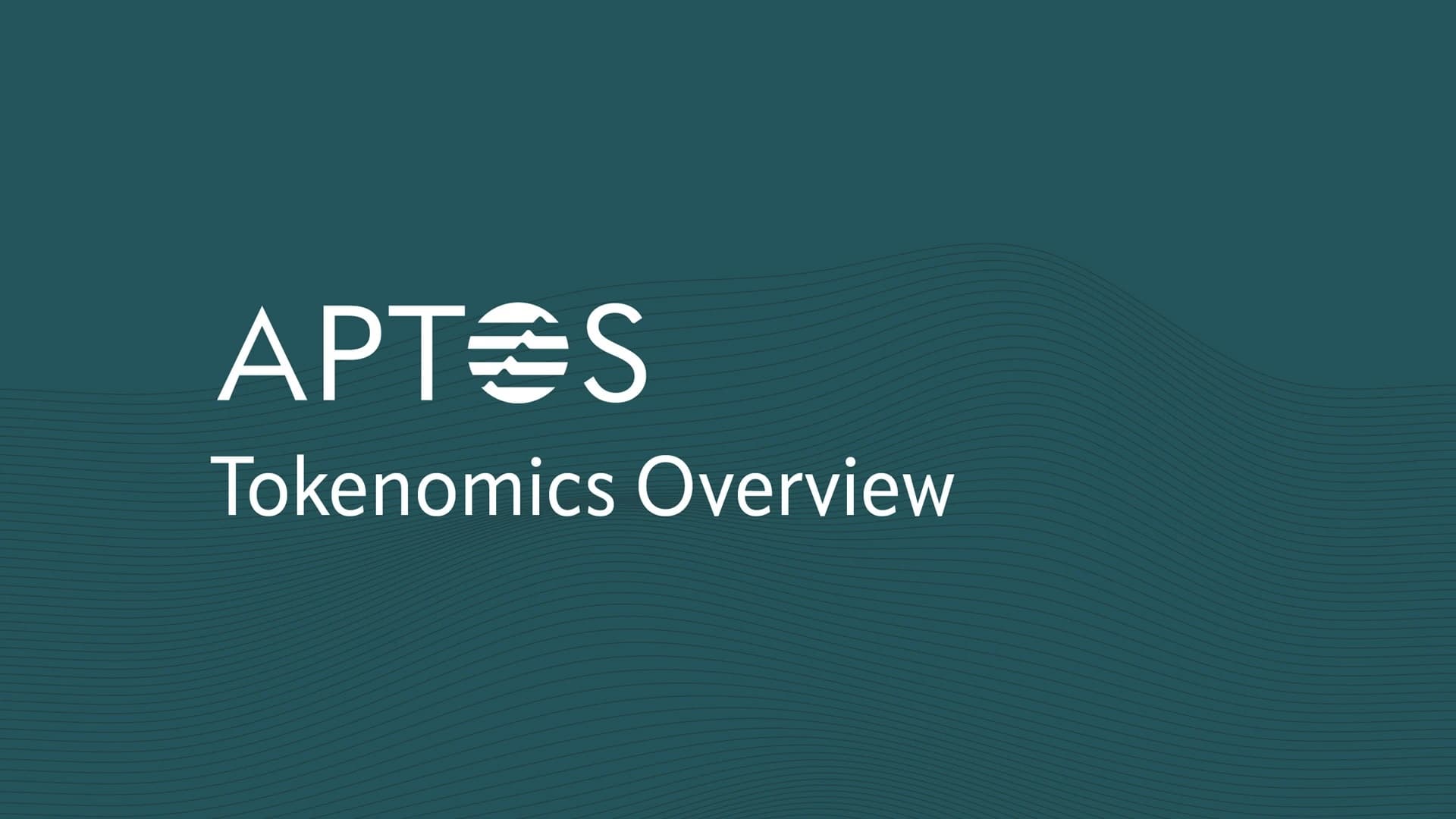 Aptos (APT) announces tokenomics

