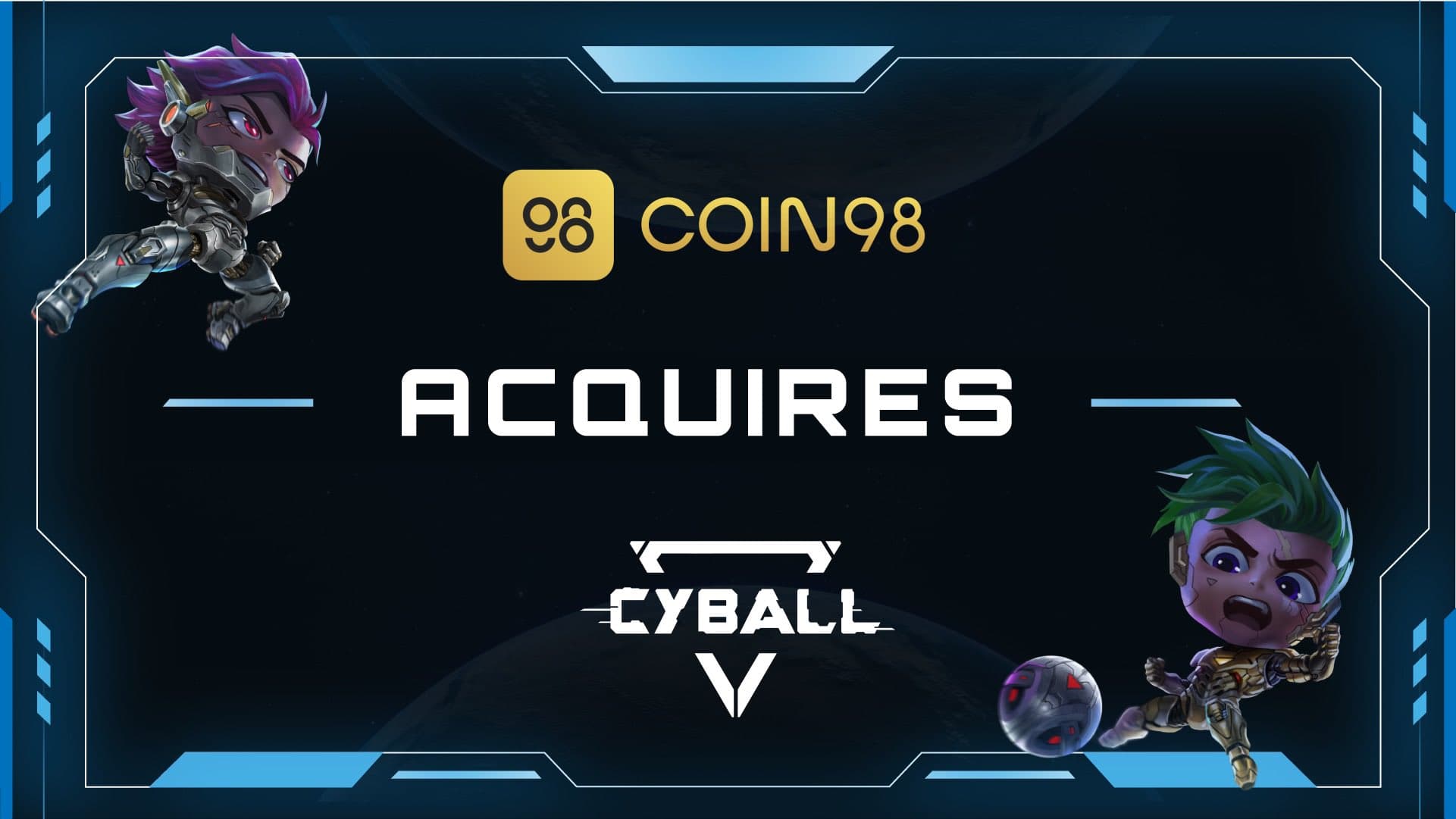 Coin98 acquires the game to earn CyBall

