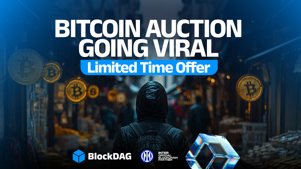 TRX Slows, ADA Drops, BlockDAG Launches 10 BTC Auction!