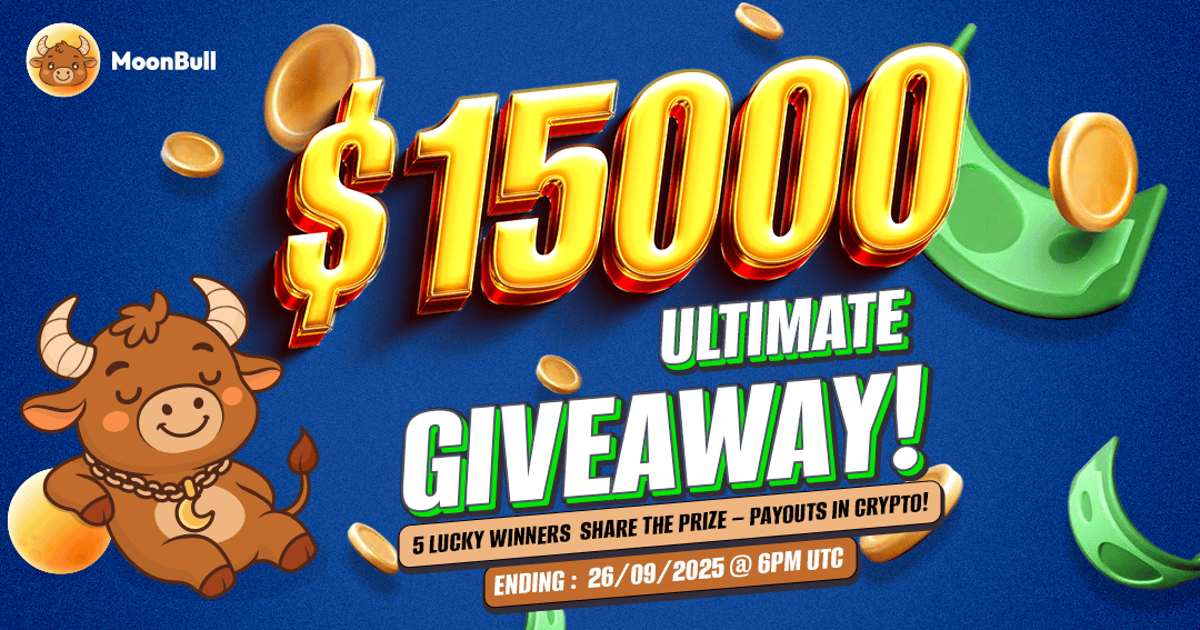 Who Walks Past Free Crypto? MoonBull Seizes the Spotlight With $15K Giveaway – Bonk and Brett Hold Strong