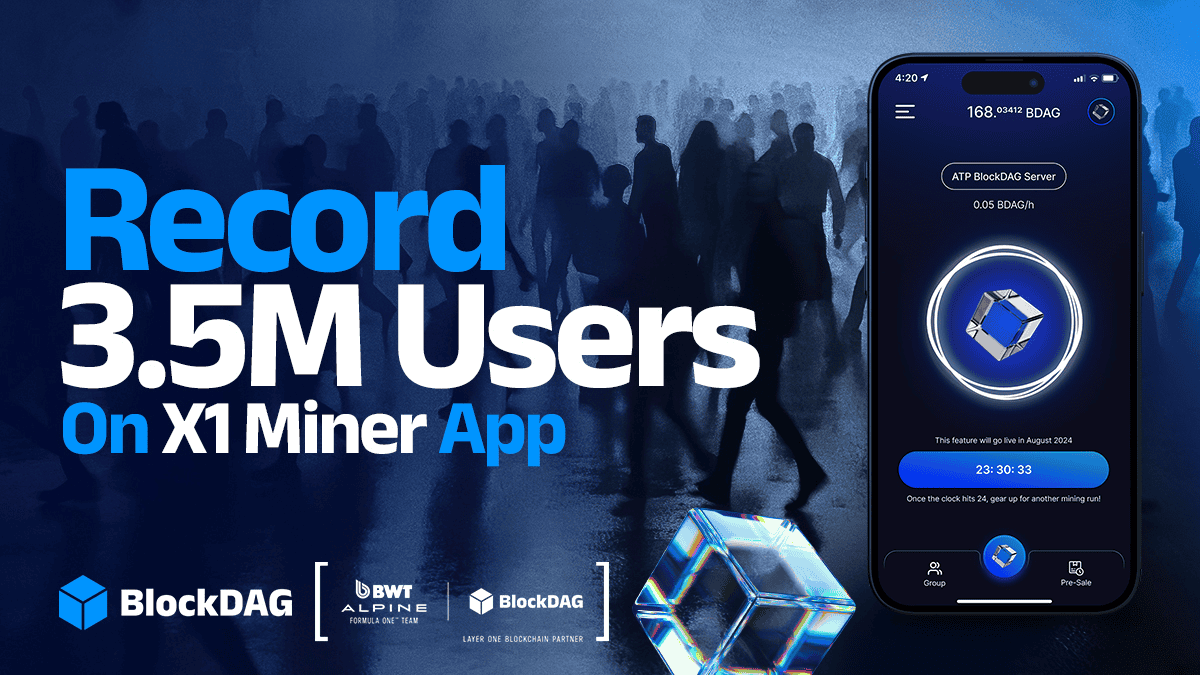 IPO Genie Grows, Paydax Fuels DeFi Hype, Yet BlockDAG’s X1 App Crosses 3.5 Million Users Milestone!