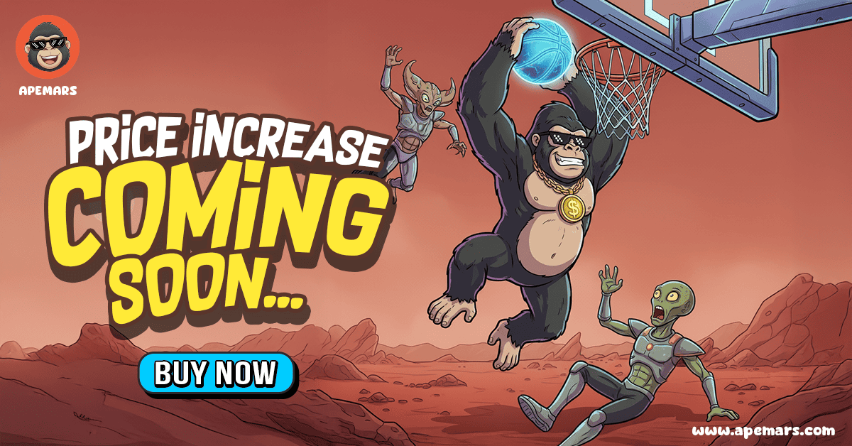 Next Crypto To Explode in 2026: 22,367% ROI And Tight Supply Are Key – DOGE & APE Heating Up, But APEMARS Wins with Stage 3 Is Selling Out FAST!