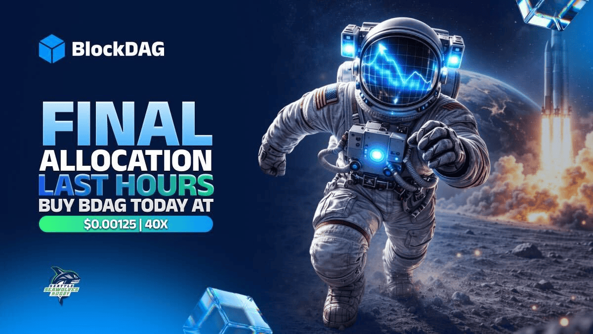 Final Hours For BlockDAG’s $0.00125 Entry Price Offering 40× Potential! Zcash & Pi Network Bearish in 2026