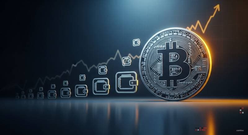 Bitcoin Holdings Rise as Retail Sentiment Turns Bearish