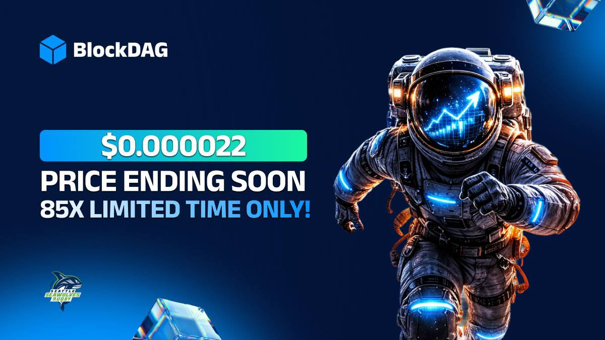 85x Lower Than Market Price: BlockDAG’s $0.000022 Window Is Closing Soon as Solana and Dogecoin Lose Steam