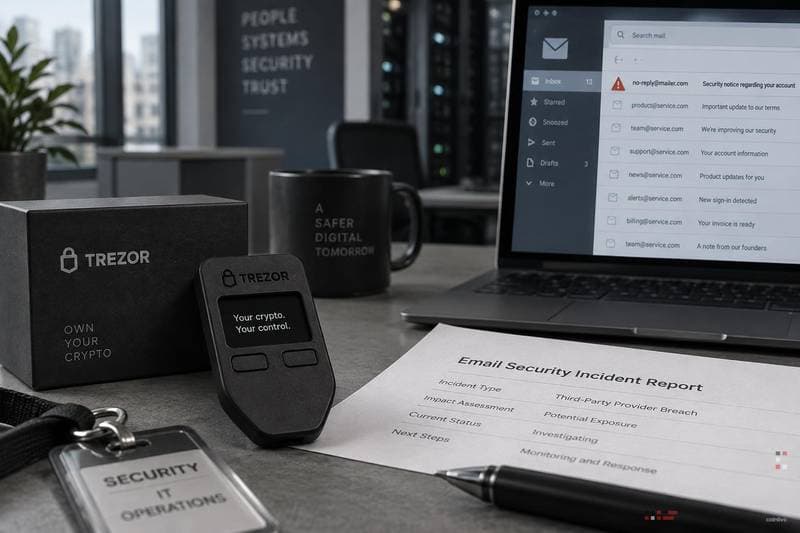 Trezor Reports Email Provider Breach