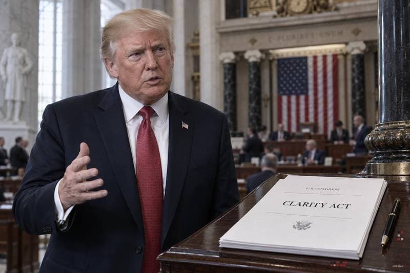Trump Pushes Congress to Pass CLARITY Act