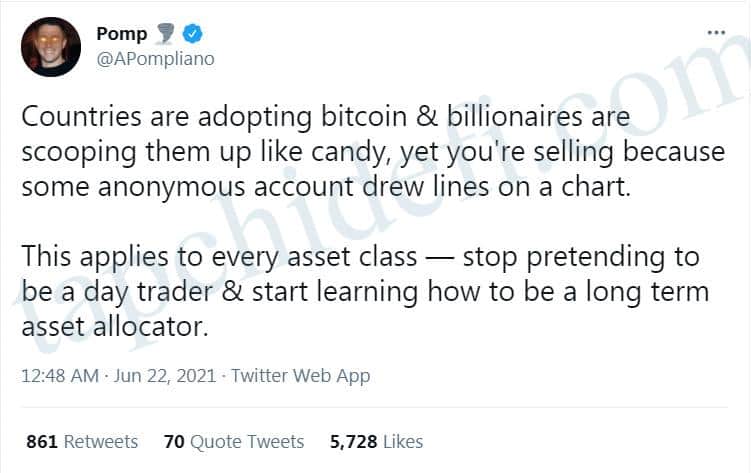 Anthony PomPliano: Stop pretending to be a day trader and start learning how to be a long-term allocator - Coin News
