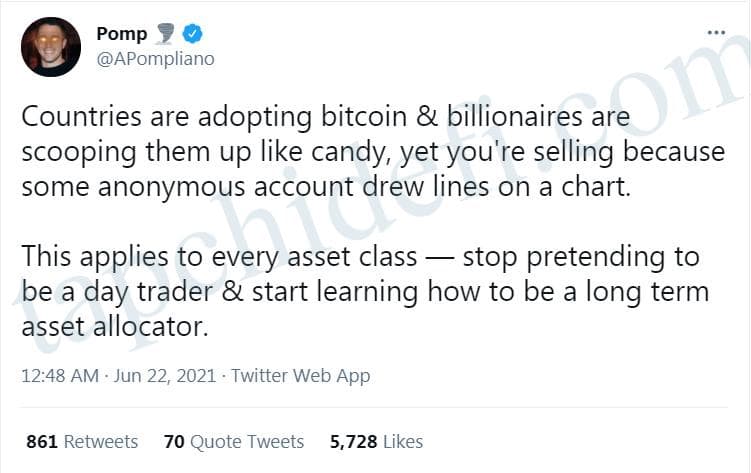 Anthony PomPliano: Stop pretending to be a day trader and start learning how to be a long-term allocator - Coin News