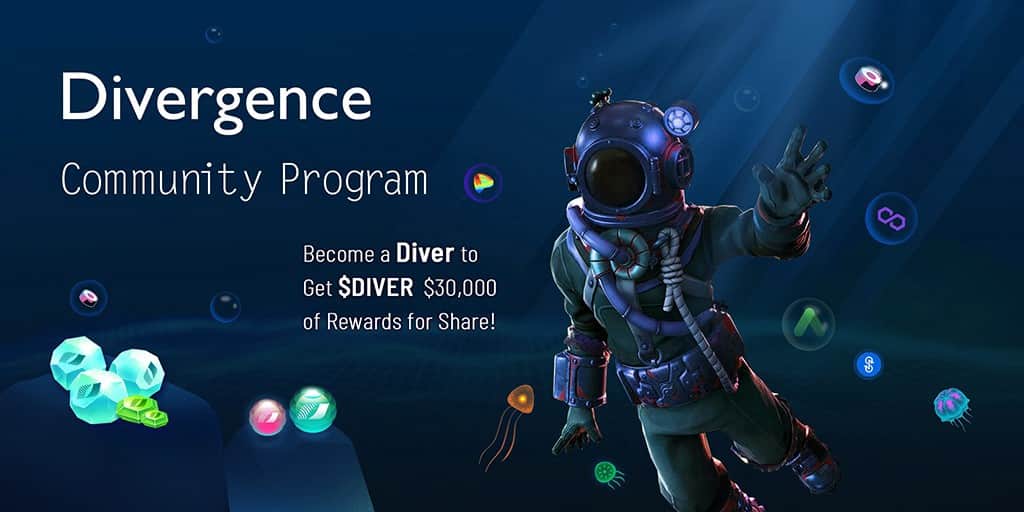 Become a Diver to get 30,000 USD value of DIVER