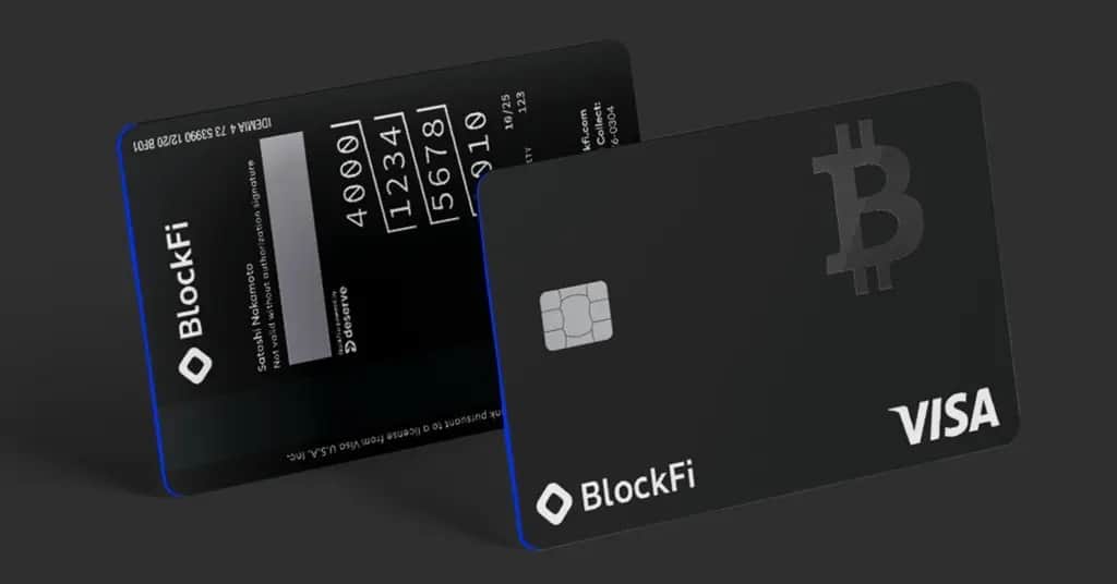 BlockFi is issuing a Bitcoin Rewards credit score card