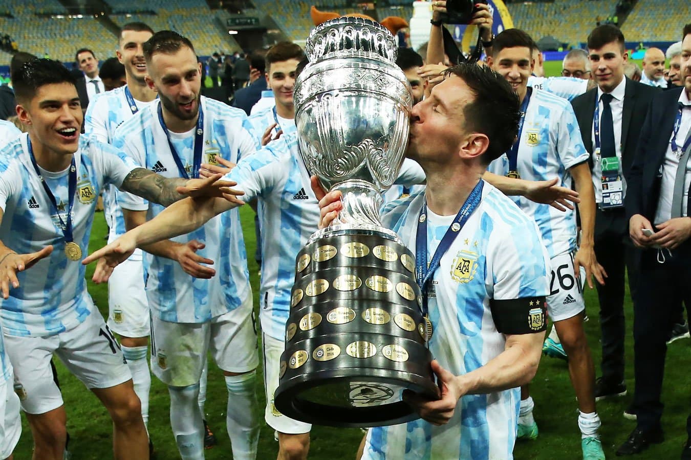 Copa America championship cup converted to NFT