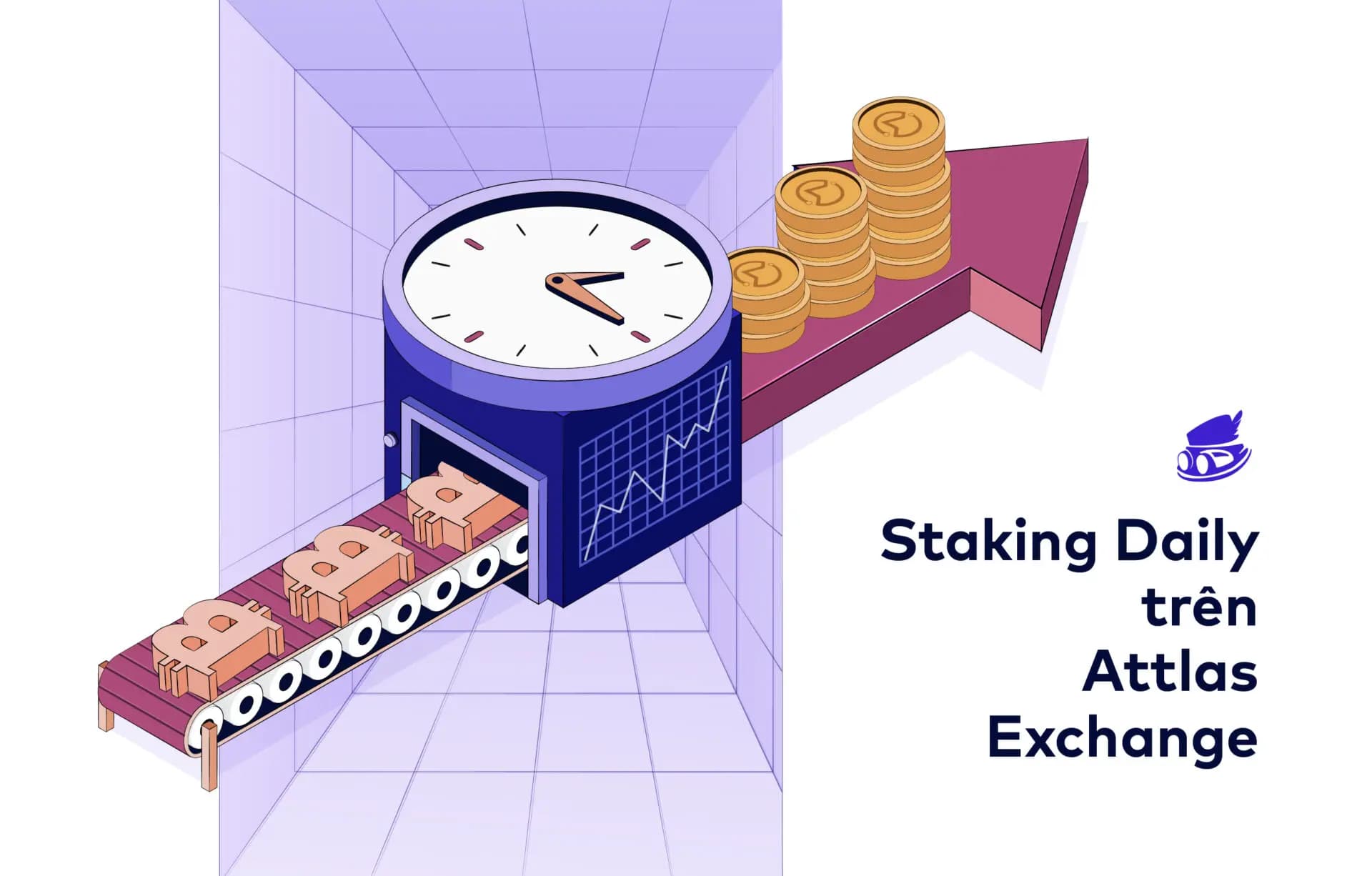 Get 5x the curiosity by participating in the Staking Daily on the Atlas Exchange