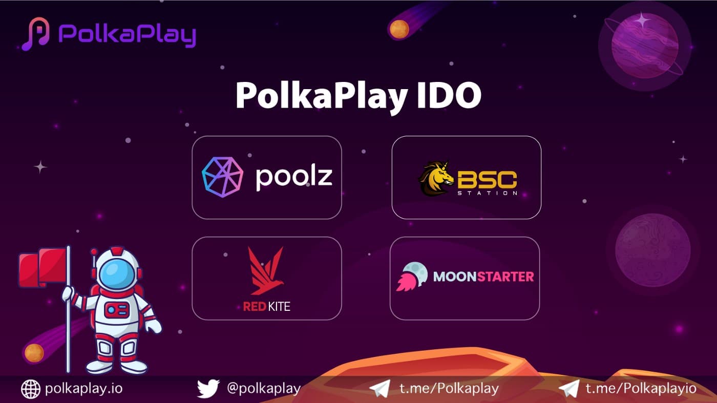 PolkaPlay IDO on 4 platforms: Poolz, BSC Station, Moonstarter, Red Kite