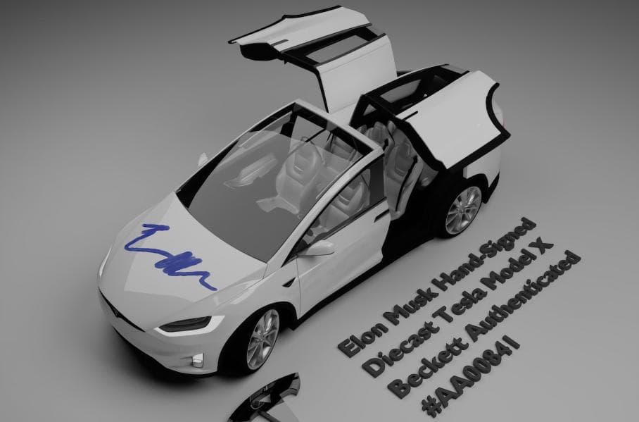 Elon Musk’s signature Tesla NFT automobile model is about to be auctioned