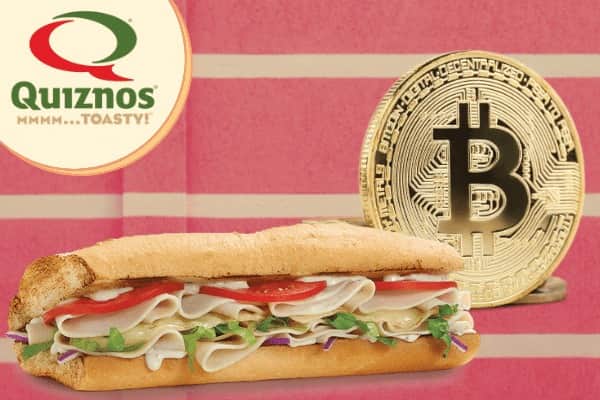 Quiznos sandwich stores will provide payments in Bitcoin