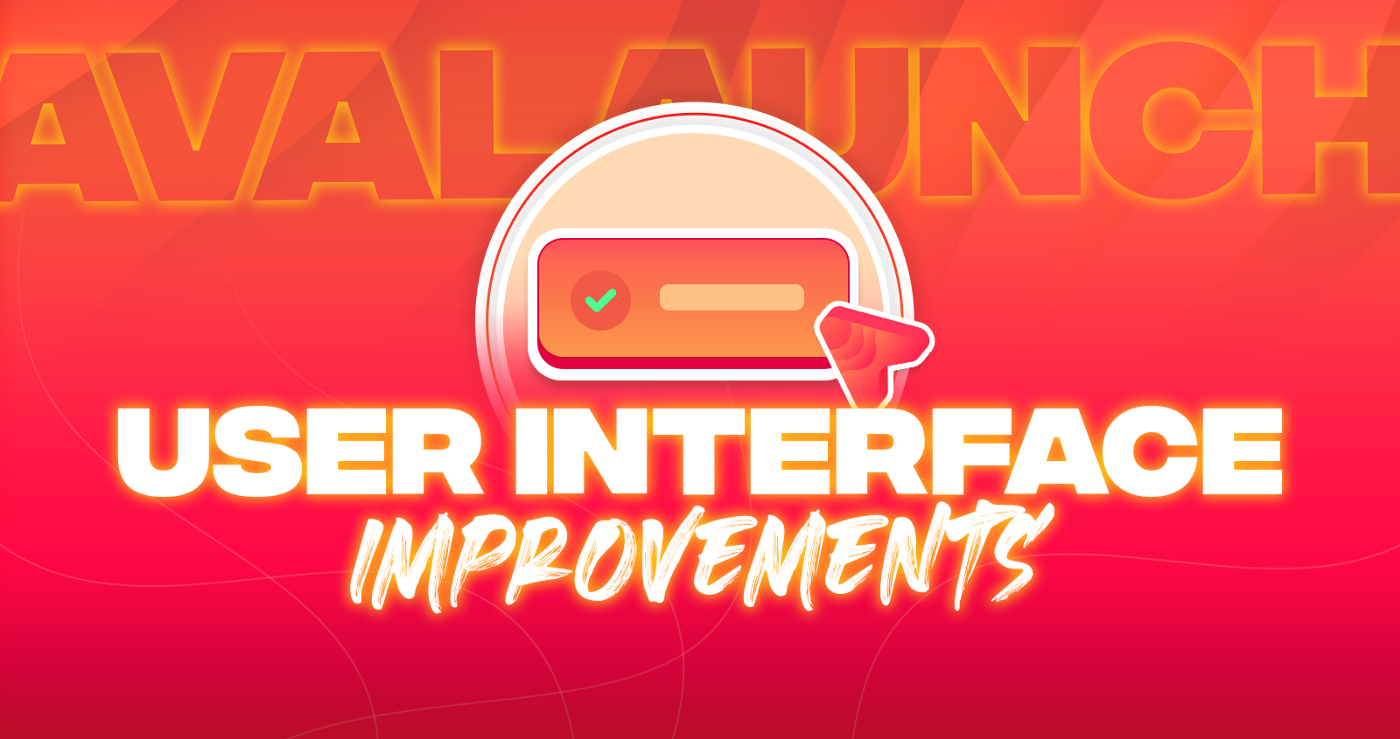 Avalaunch updates the consumer interface and new attributes for customers