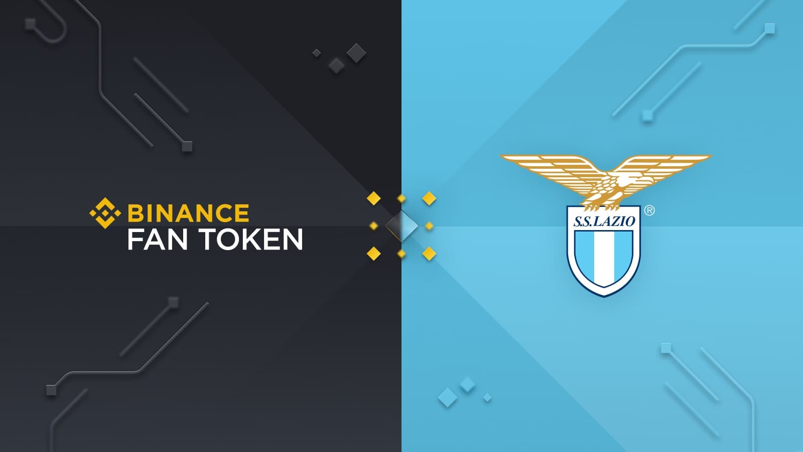 Binance turns into jersey sponsor for the Lazio club