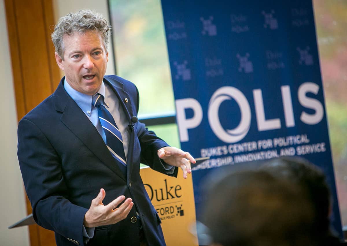 Senator Rand Paul argues that Bitcoin can grow to be the world’s reserve currency