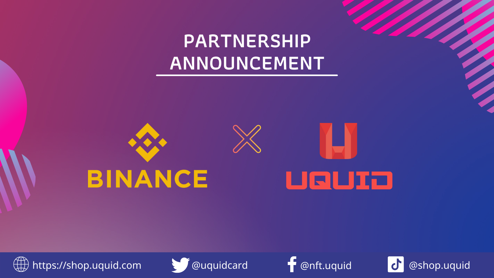 Uquid partners with Binance to enhance payment abilities and decentralized purchasing