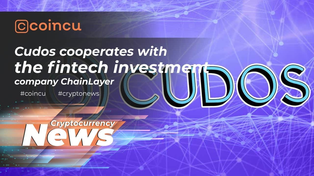 Cudos cooperates with the fintech investment corporation Chainlayer | News 27 Nov 2021 | Crypto News