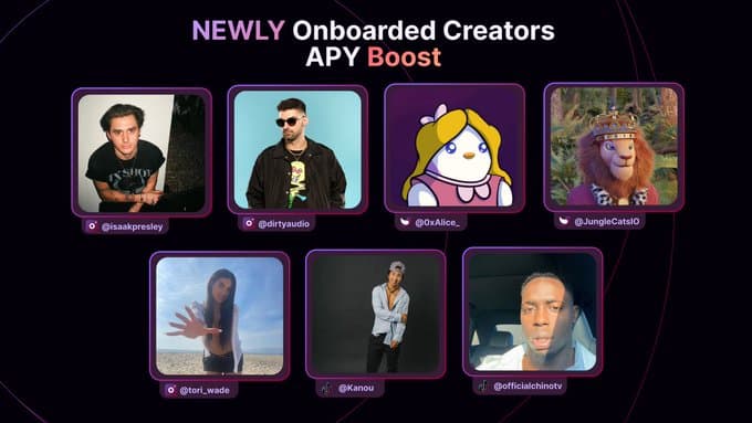 seven new creators just launched on the social network Web3 Only1 (LIKE)