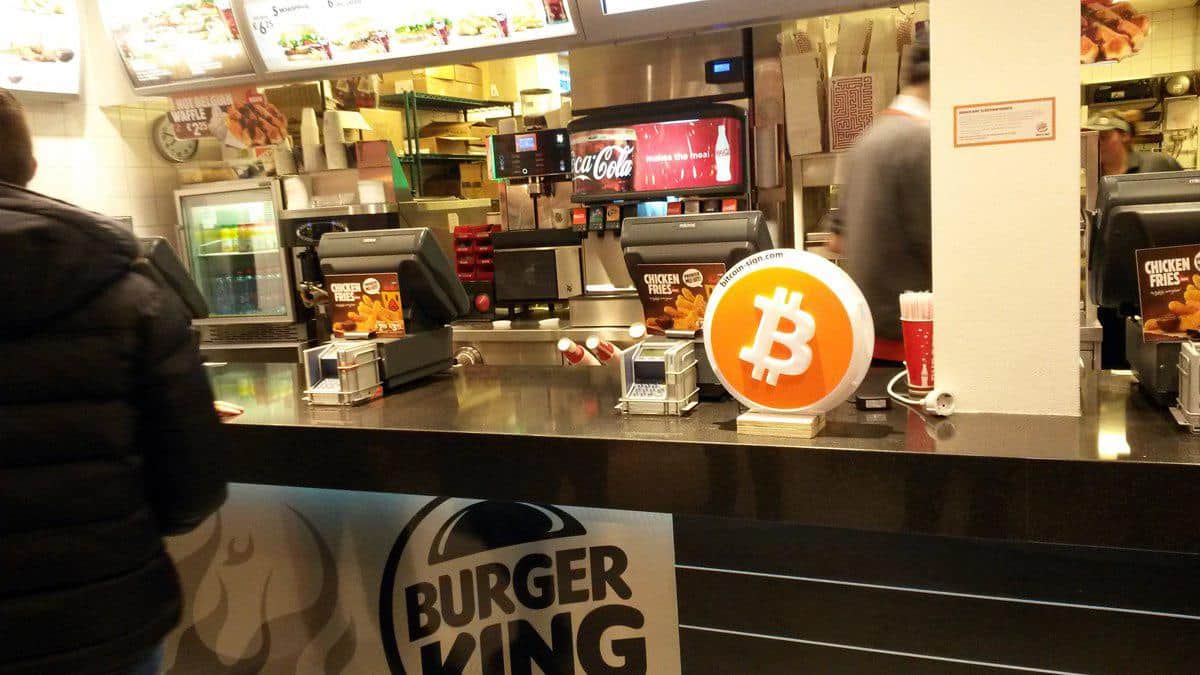 Burger King rewards clients with BTC, ETH and DOGE