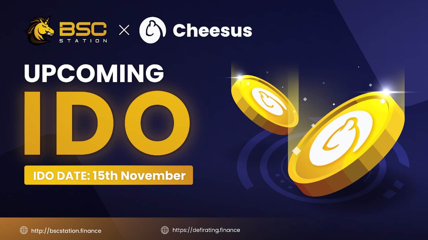Cheesus Defi (DRATE) IDO guidebook on BSCSstation
