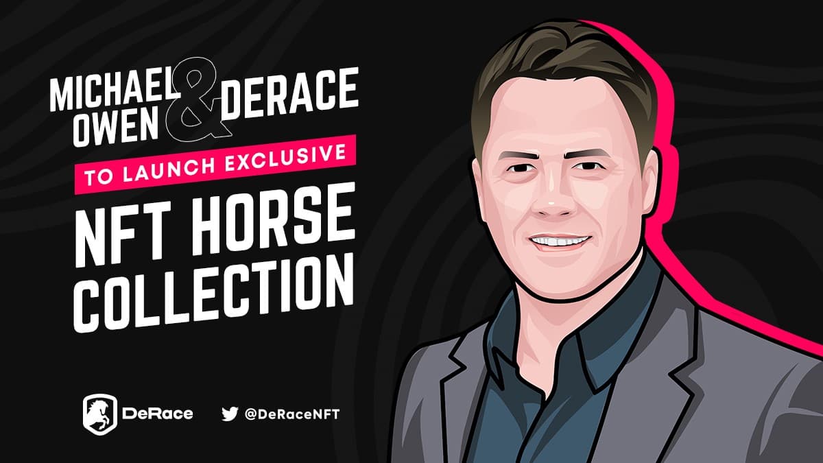 “Galop” with the purebred horses of football legend Michael Owen in DeRace Metaverse