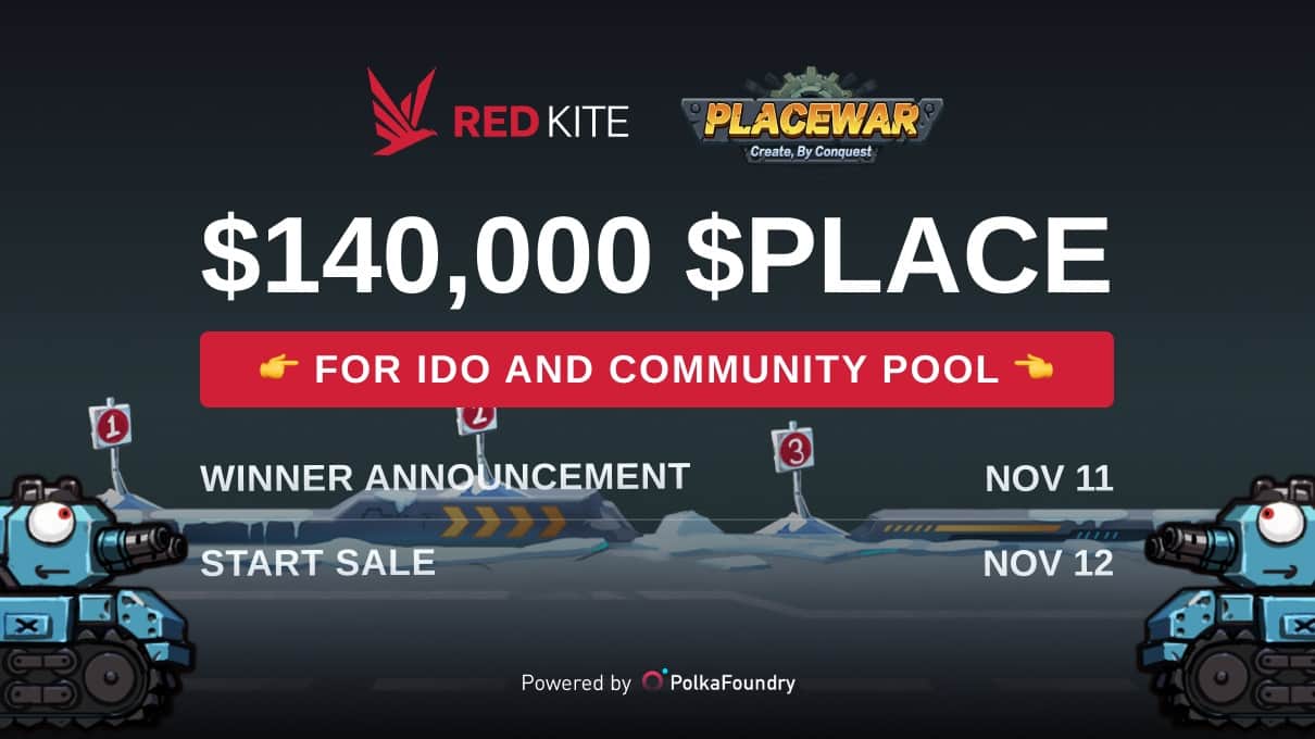 Placewar (Area) opens for sale IDO on Red Kite
