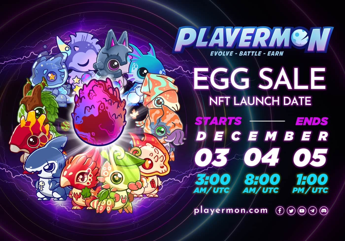 Playermon (PYM) launches three probable NFT egg revenue