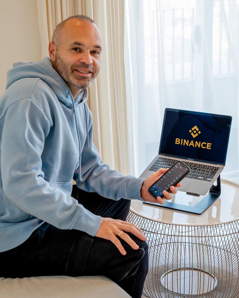 Spanish authorities warn Andres Iniesta about marketing for Binance