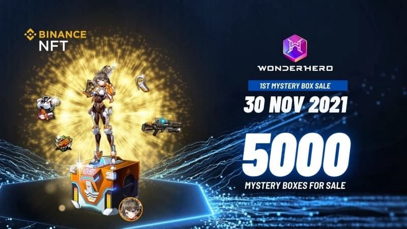 WonderHero Mystery Box (WND) will be out there on Binance NFT on eleven/thirty