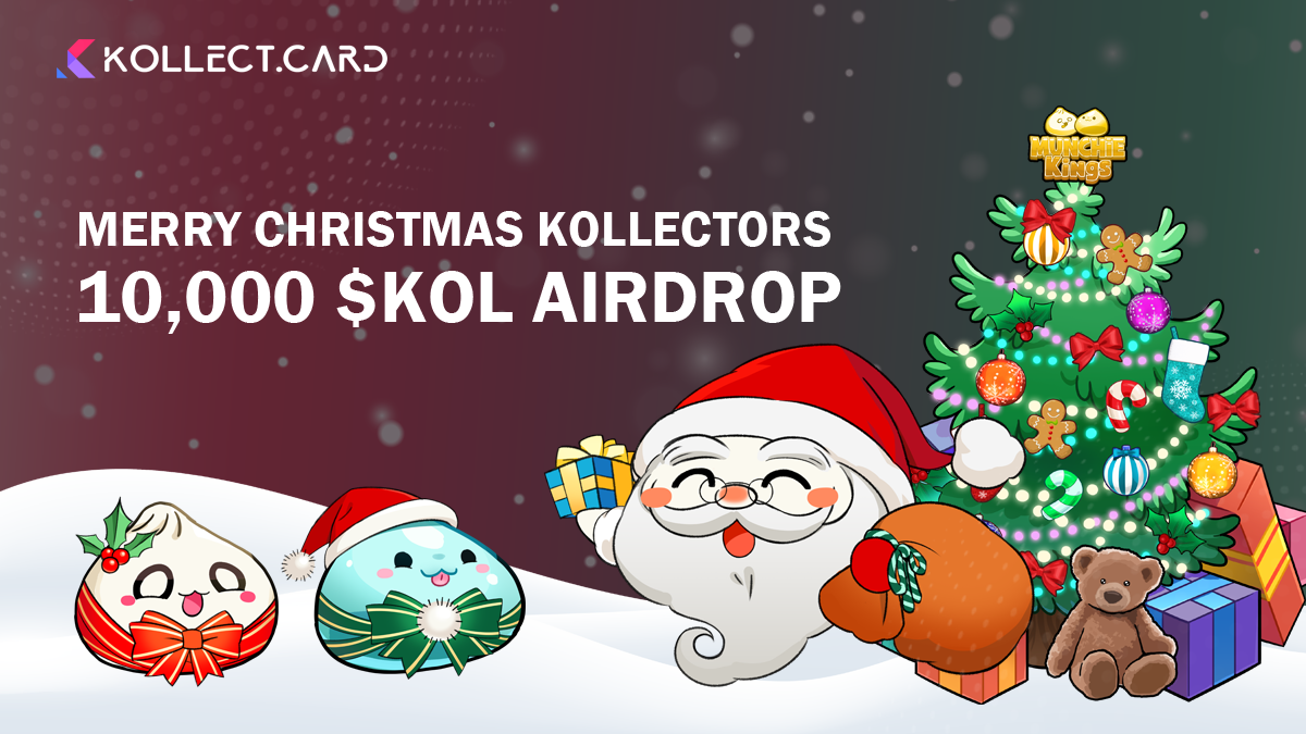 Attend the “Christmas Airdrop” occasion to win presents with Kollect (KOL)